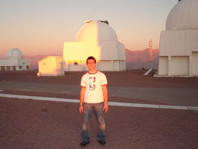 With the telescopes at Cerra Tololo Interamerican Observatory